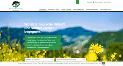 Desktop Screenshot of naturparkschwarzwald.de